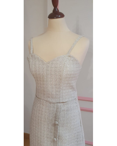 Tweed Icon Crop top for women