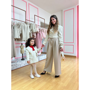 High-Waisted Pleated Pants for Women