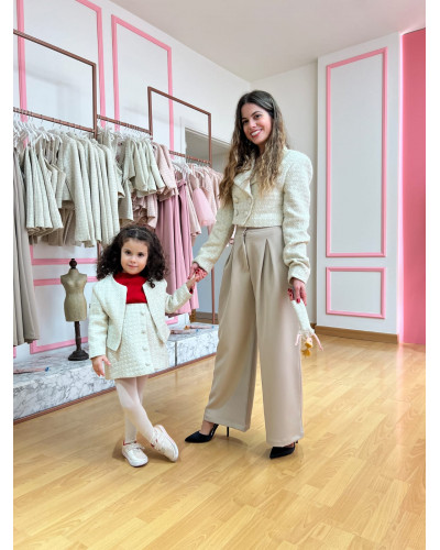 High-Waisted Pleated Pants for Women