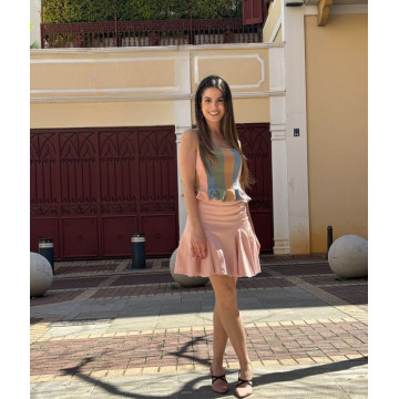 Freesia Top with Mixed Colors for women