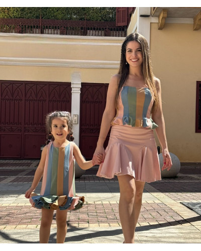 Freesia Top with Mixed Colors for women