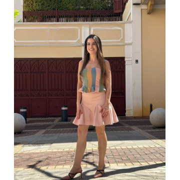 Freesia Top with Mixed Colors for women