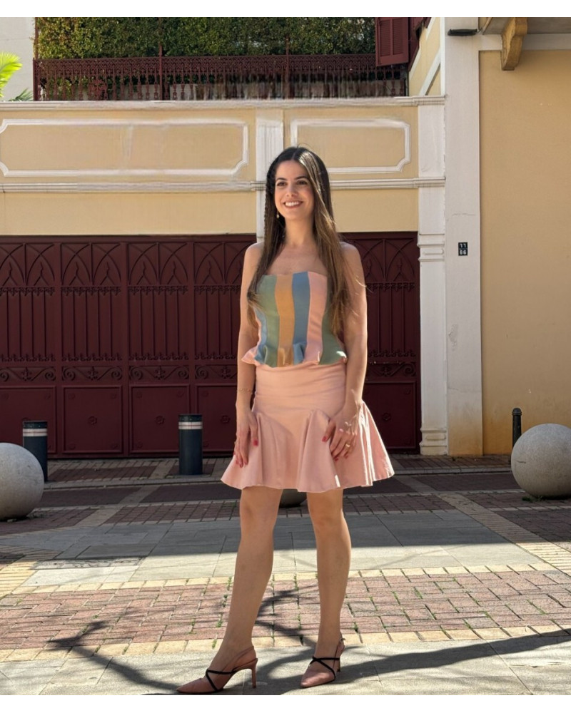 Freesia Top with Mixed Colors for women